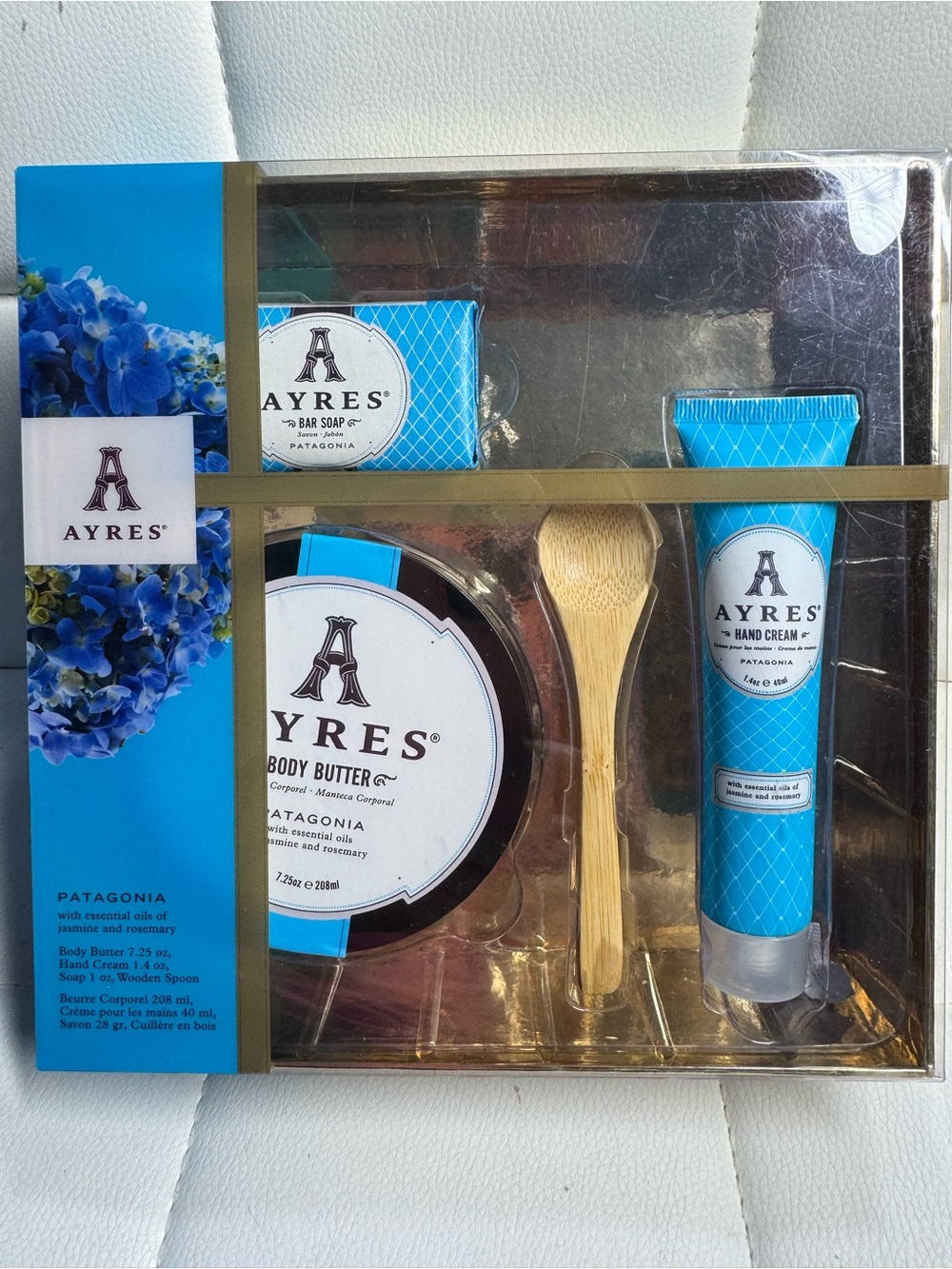 Ayres Patagonia Blue Body Butter & Hand Cream Set